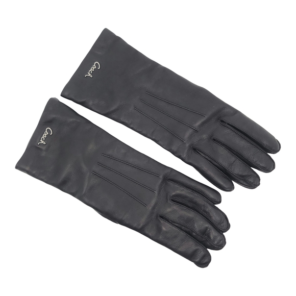 Coach Leather Gloves Cashmere Lined Size 7.5 - Picture 2 of 6
